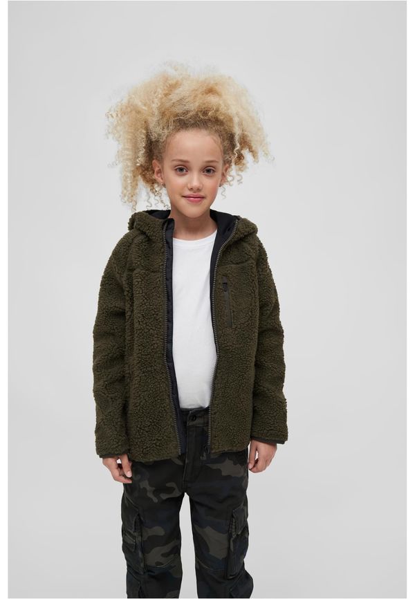 Brandit Baby Teddyfleecejacket Hood Olive