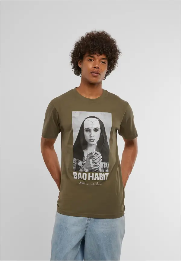 Mister Tee Bad Habit Olive Tee