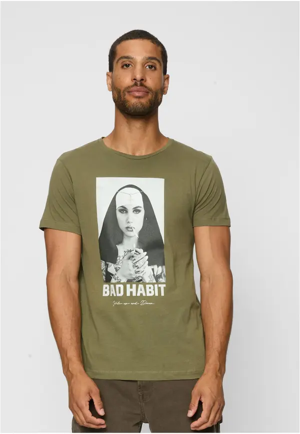 Mister Tee Bad Habit Olive Tee