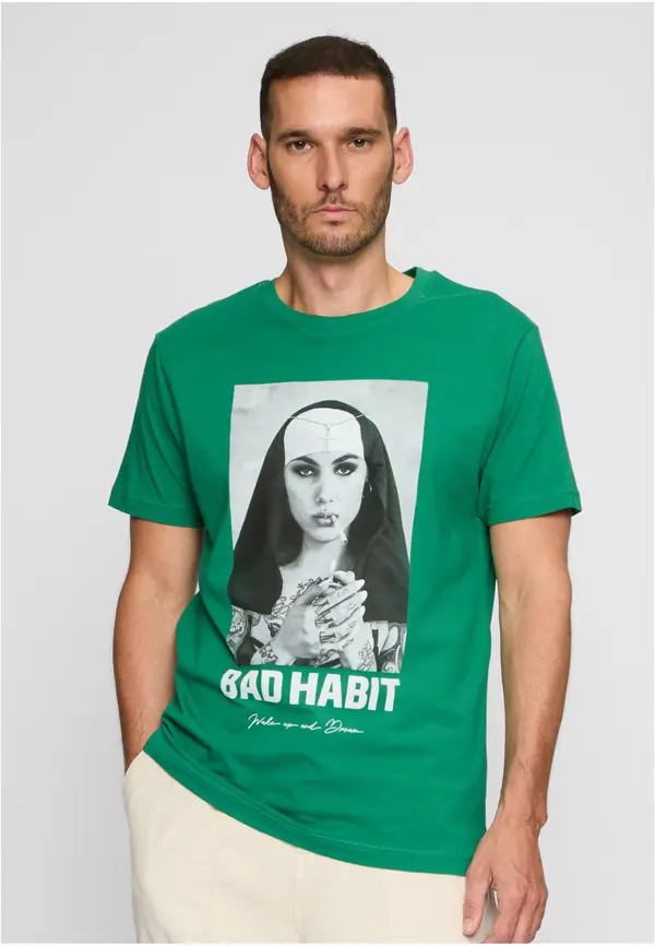 Mister Tee Bad Habit Tee Forest Green