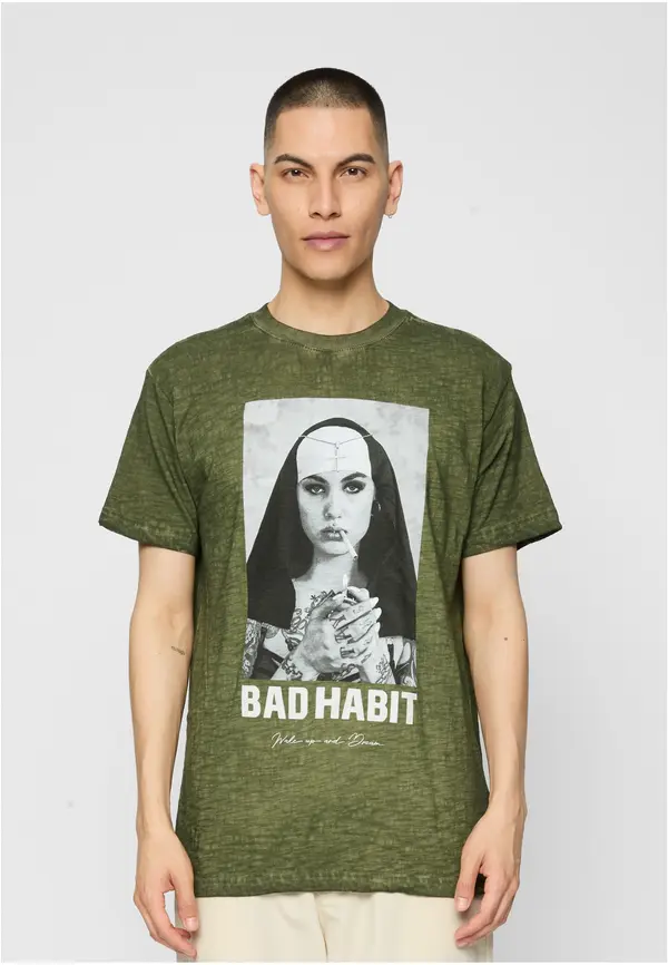 Mister Tee Bad Habit Tee Olive