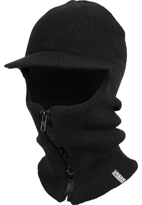 Urban Classics Accessoires Balaclava with zipper black