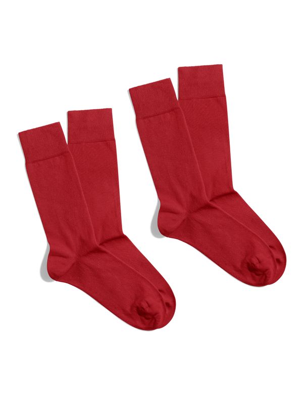 Banana Socks Banana Socks Unisex's 2Pack Socks Essentials Ruby Embrace