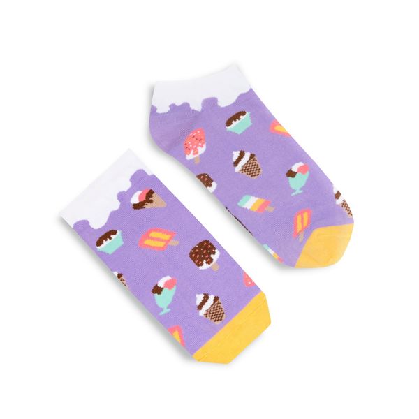 Banana Socks Banana Socks Unisex's Socks Short Ice-cream