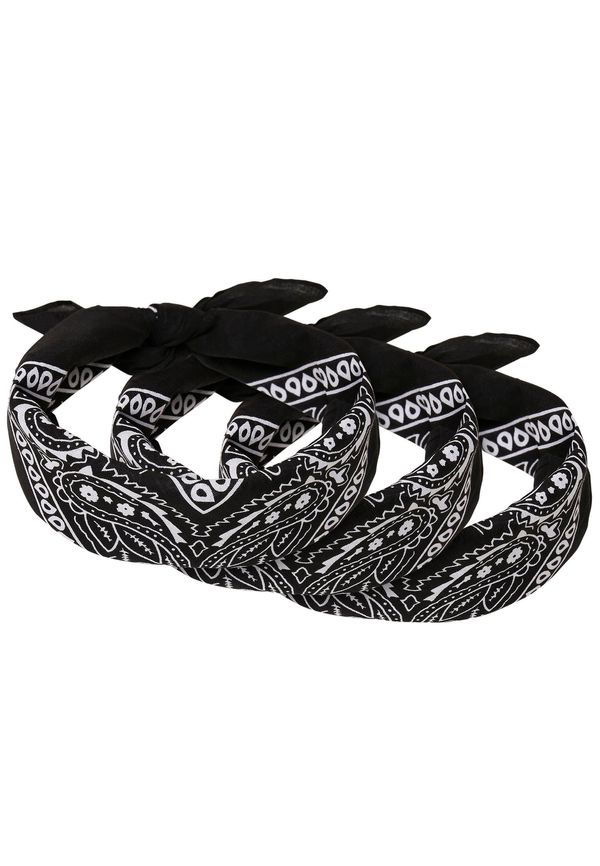 Urban Classics Bandana 3-Pack Black