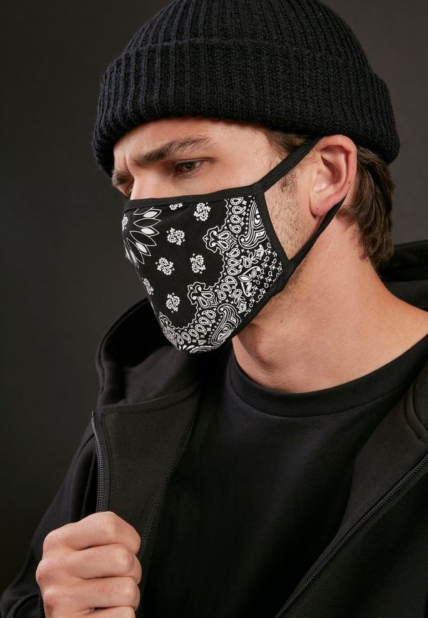 MT Accessoires Bandana Face Mask 2-Pack black/white