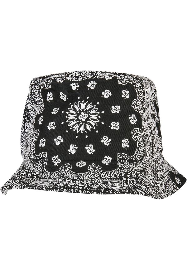 Flexfit Bandana Print Bucket Hat Black