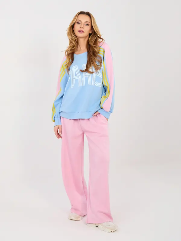 Italy Moda Barvit ženski komplet s puloverjem