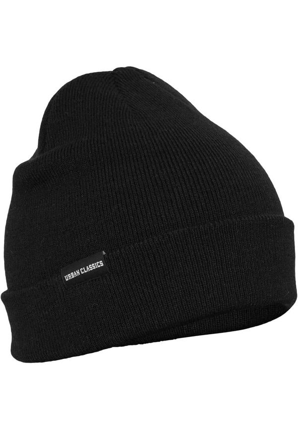 Urban Classics Accessoires Basic Flap Beanie Black