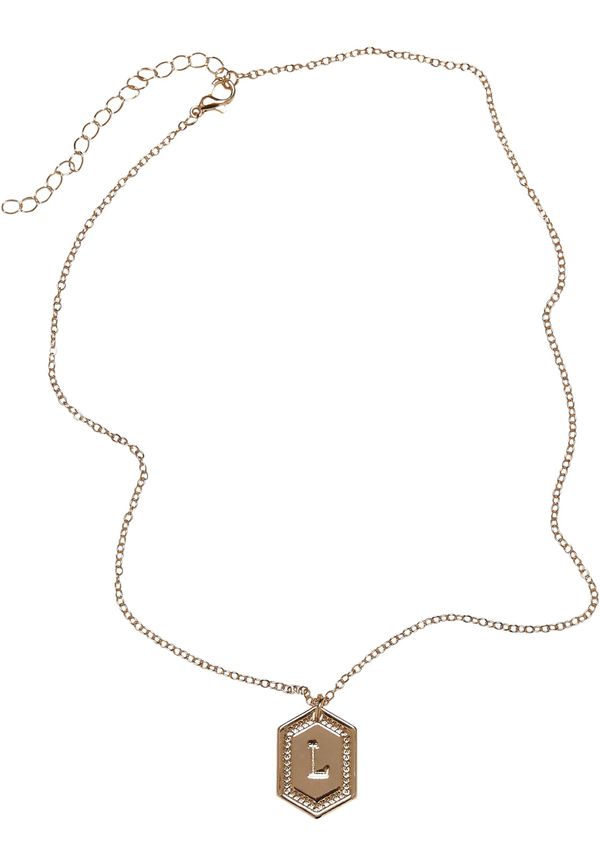 Urban Classics Basic necklace with the letter L