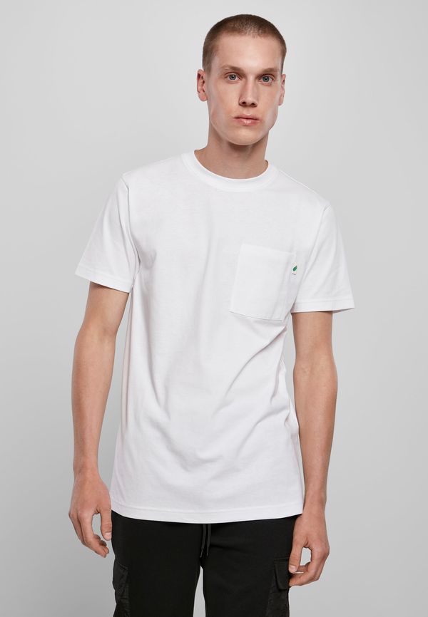 Urban Classics Basic Pocket T-Shirt Made of Organic Cotton White