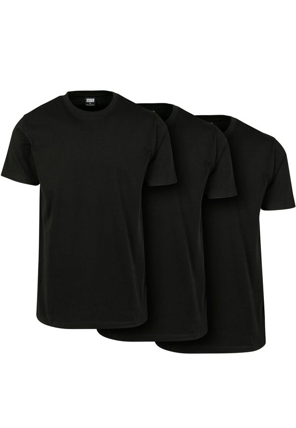 UC Men Basic T-shirt of 3 pieces black/black/black