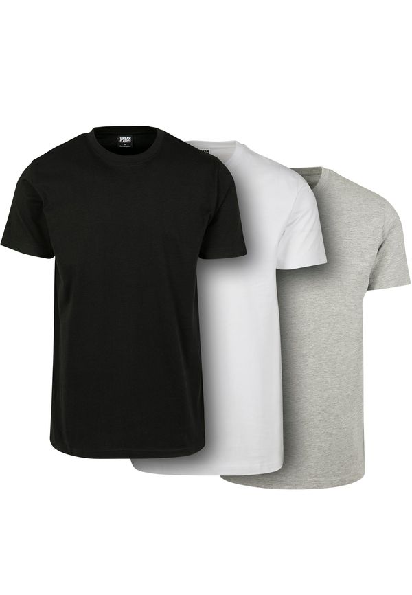 UC Men Basic T-shirt of 3 pieces black/white/grey