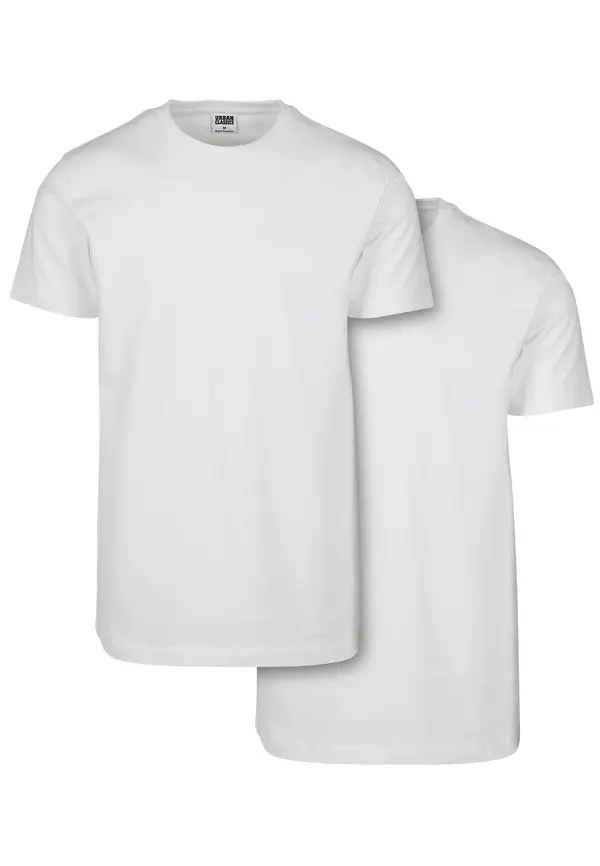 Urban Classics Basic Tee 2-Pack white/white