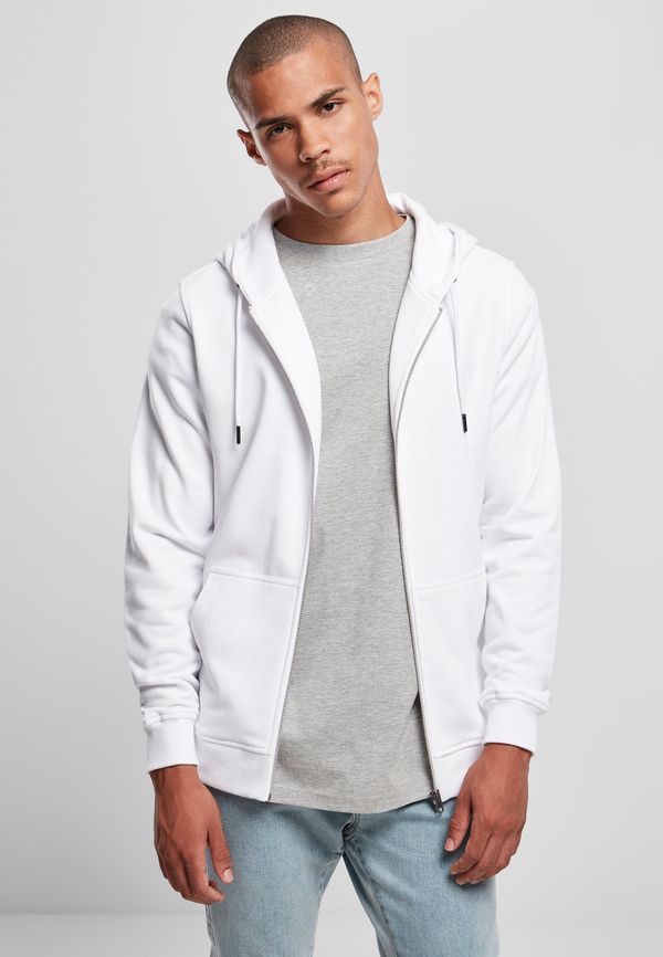 Urban Classics Basic Terry Zip Hoody White