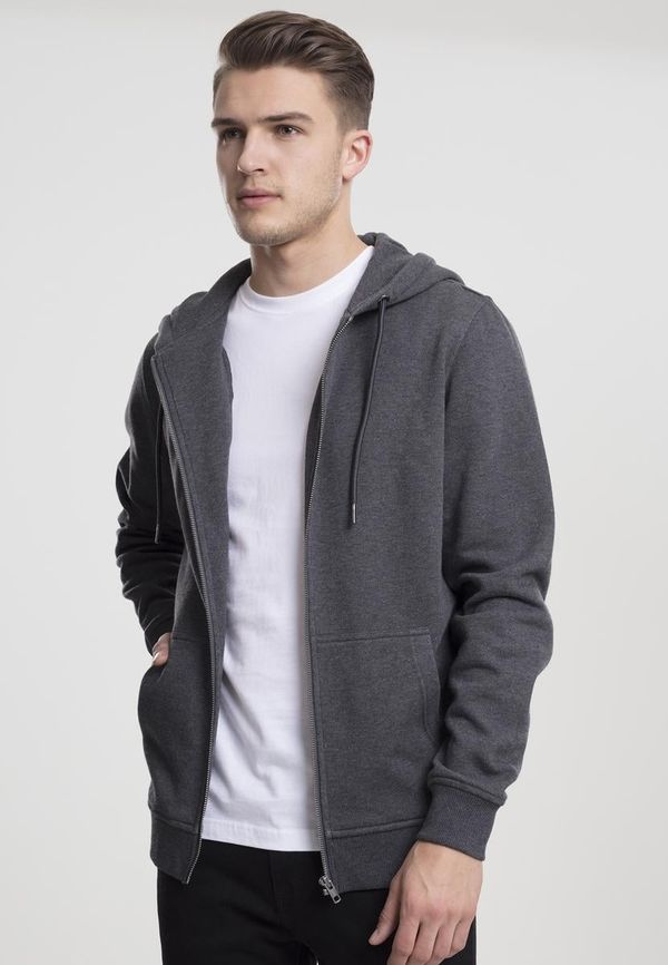 UC Men Basic Zipper Hoody Charcoal
