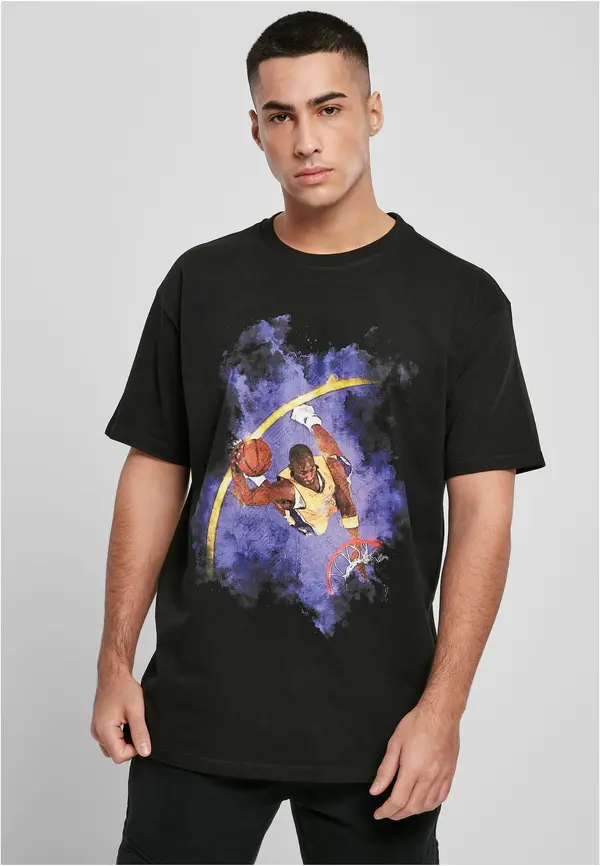 Mister Tee Basketball Clouds 2.0 Oversize T-shirt Black