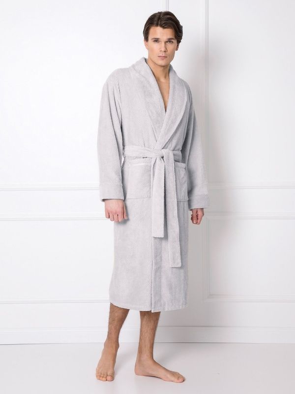 Aruelle Bathrobe Aruelle Fernand S-2XL grey 009