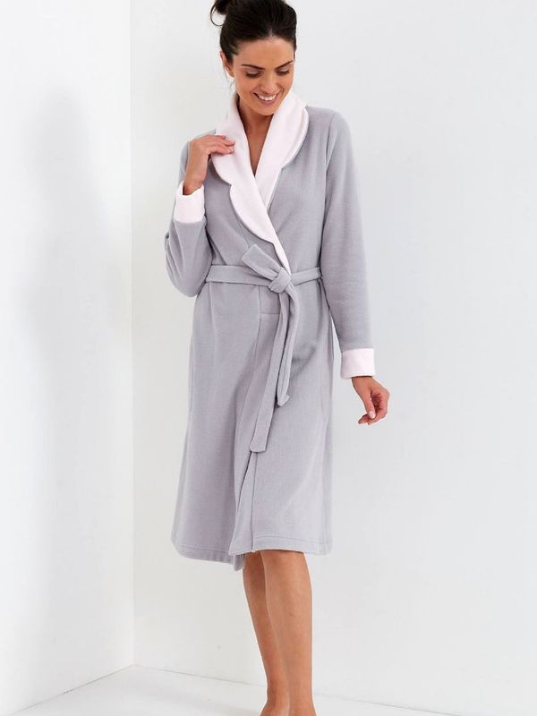 CANA Bathrobe Cana 209 2XL-3XL grey-pink