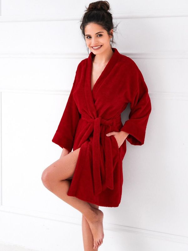 Sensis Bathrobe Sensis Rolling Red S-XL red 033