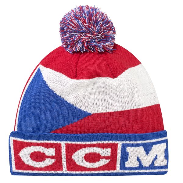 CCM Beanie CCM FLAG POM KNIT TEAM CZECH Multiple Team Color