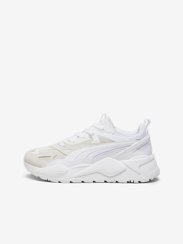 Puma Beige and white men's sneakers with leather details Puma RS-X Efekt Perf