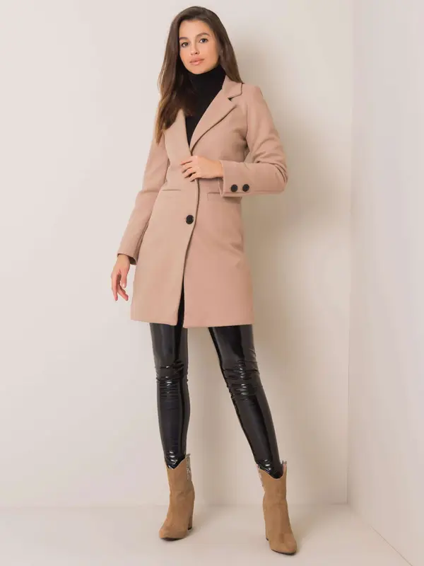 Yups Beige coat Yups cwd0449. R40