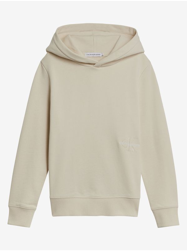 Calvin Klein Beige Girls' Hoodie Calvin Klein Jeans - Girls