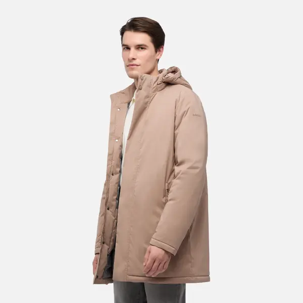 GEOX Beige men's down jacket Geox Aurelio - Men's