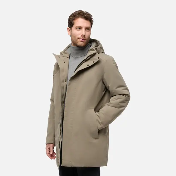 GEOX Beige Men's Parka Geox Doray - Mens