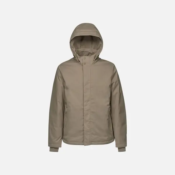 GEOX Beige Men's Quilted Jacket Geox Aurelio - Mens