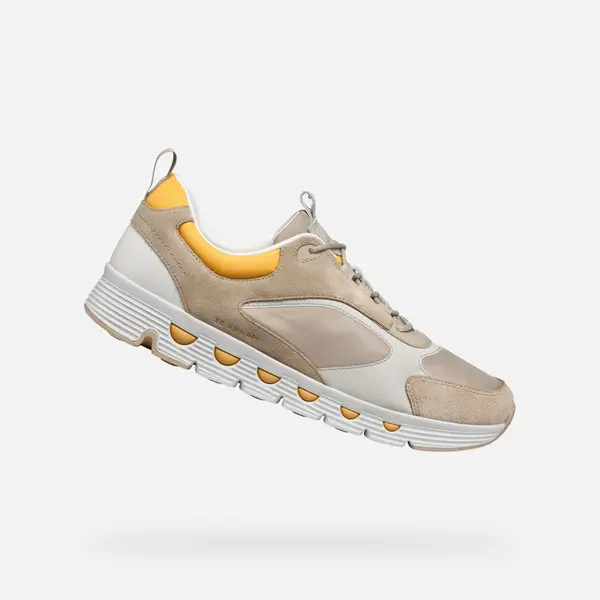 GEOX Beige men's sneakers Geox Spherica ECUB-4 - Men's