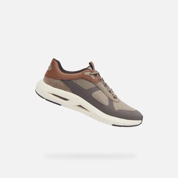 GEOX Beige men's sneakers Geox Spherica Ecub-5 - Men's