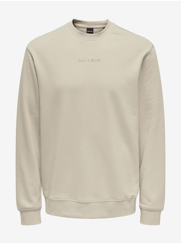 Only Beige men's sweatshirt ONLY & SONS Levi Life - Men