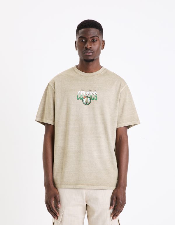 Celio Beige Men's T-Shirt Celio NBA Boston Celtics