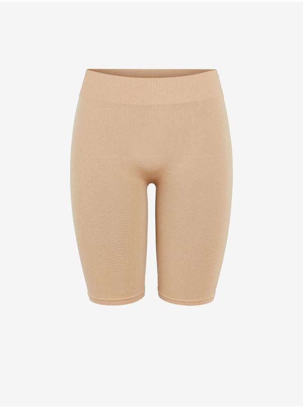 Pieces Beige Short Leggings Pieces London Shorts - Women