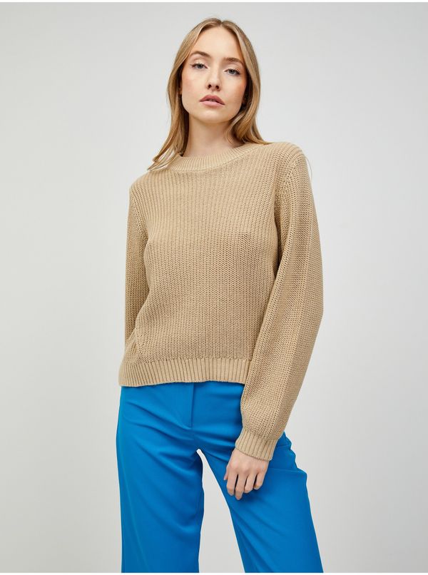 Pieces Beige Sweater Pieces Olivia - Women