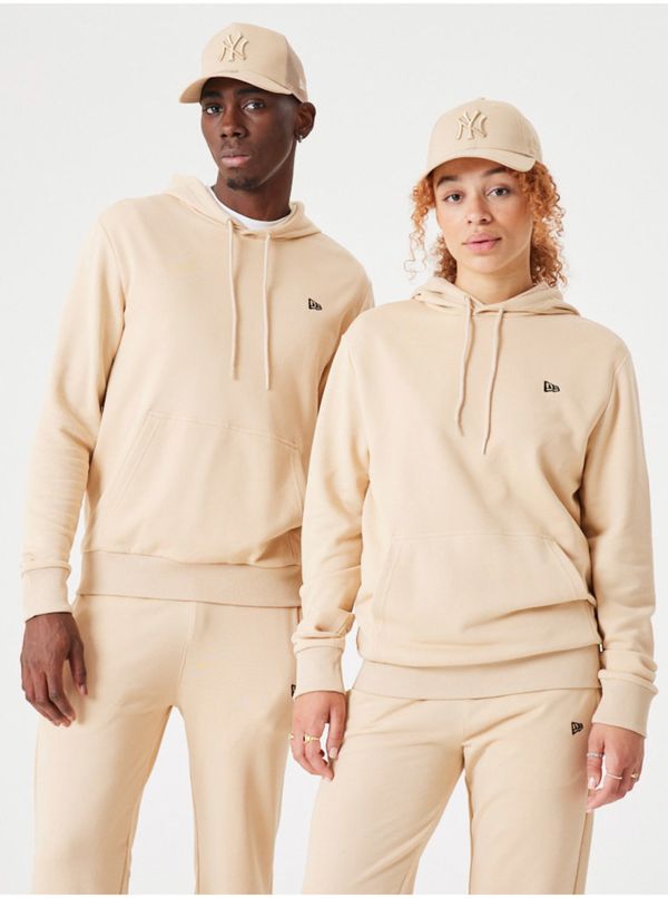 New Era Beige Unisex Hoodie New Era - Men