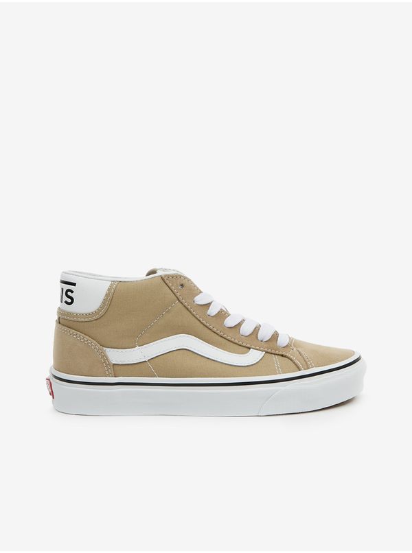 Vans Beige Women's Ankle Sneakers with Suede Details VANS UA Mid S - Women