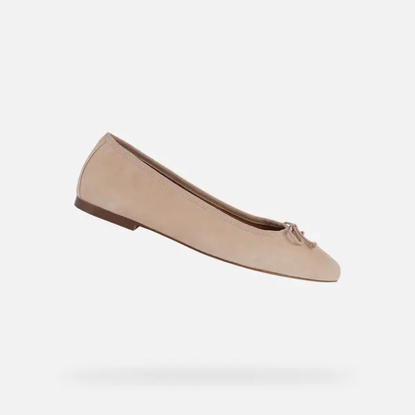 GEOX Beige women's ballet flats Geox Marsilea - Women's