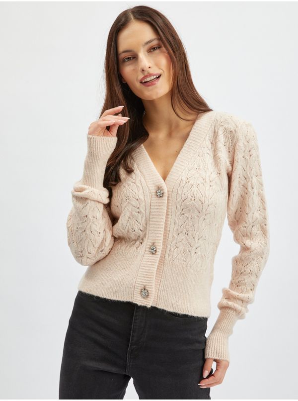 Orsay Beige women's cardigan ORSAY