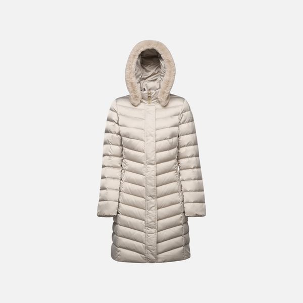 GEOX Beige women's down jacket Geox Bettanie - Women's