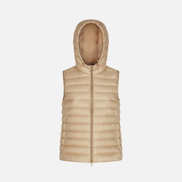 GEOX Beige women's down vest Geox Jaysen - Women's