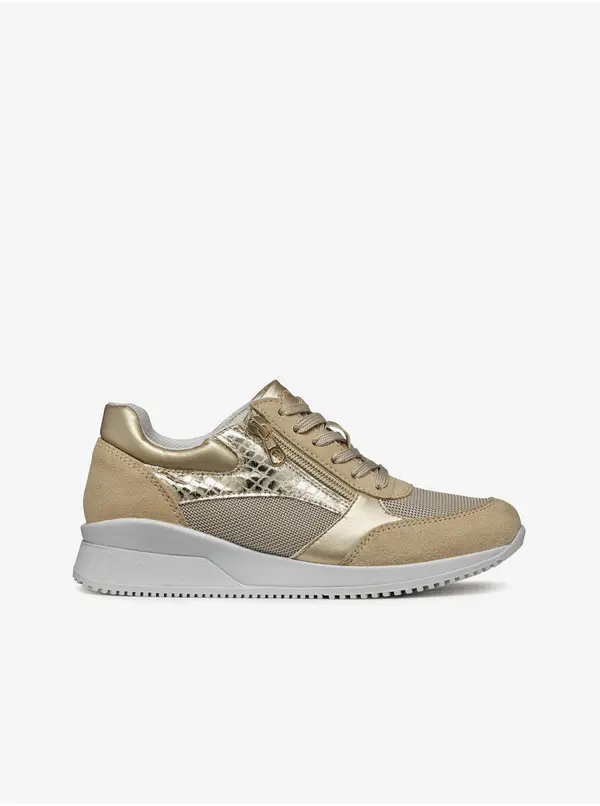 GEOX Beige Women's Geox Haleney Sneakers - Women's