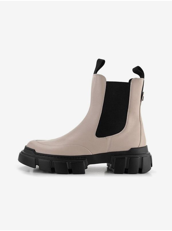 Högl Beige women's leather chelsea boots Högl Adventure - Women