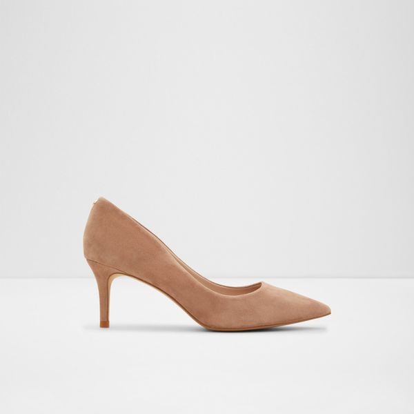 Aldo Beige women's leather pumps in suede finish ALDO Stessylow