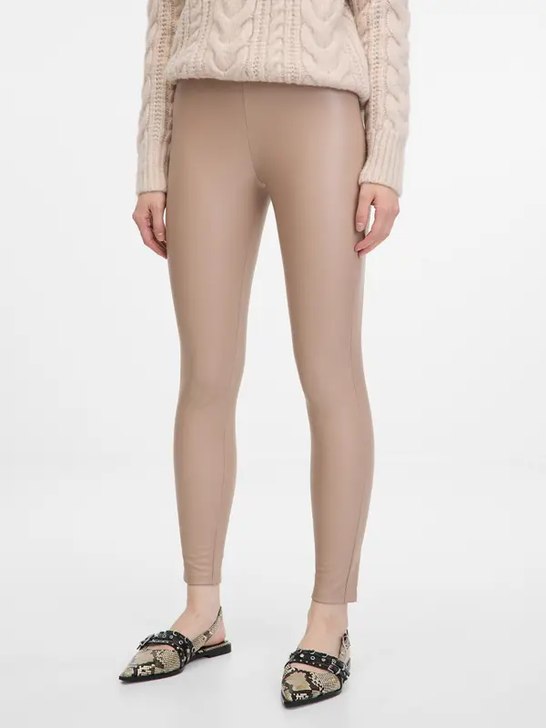 Orsay Beige Women's Leggings ORSAY - Women's