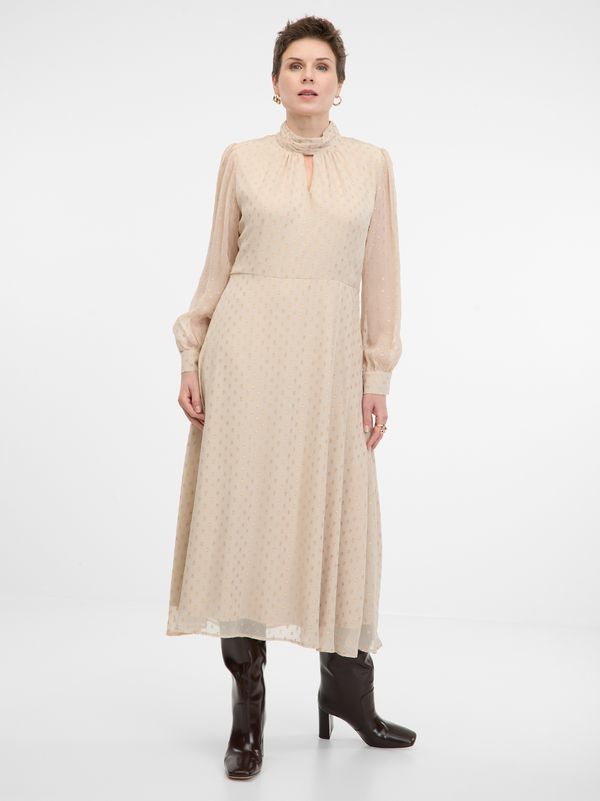 Orsay Beige women's midi dress ORSAY - Women's