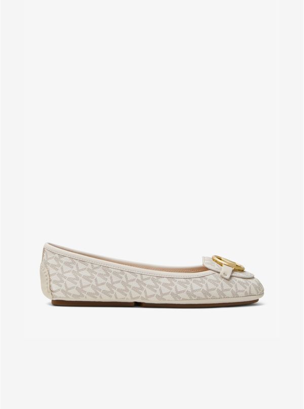 Michael Kors Beige women's patterned ballerinas Michael Kors Lillie - Women