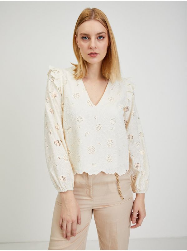 Orsay Beige Women's Patterned Blouse ORSAY - Ladies